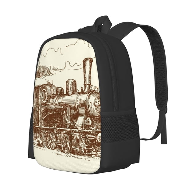 Fotbe Train Mochila para Hombre y Mujer - Tela Oxford 600D Resistente - Mochila Impermeable de Gran Capacidad para Escuela, Viajes y Senderismo