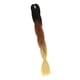 thumbnail image 3 of Extensiones de cabello Kanekalon Jumbo de 24" con efecto degradado (negro, café y rubio) Negro + Café + Rubia, 3 of 9