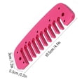 thumbnail image 4 of Peine de blues de aleación de aluminio para Hohner Golden Melody (rojo), 4 of 10