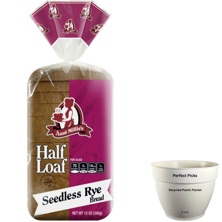 Aunt Millie's Half Loaf Seedless Rye Bread, 12oz