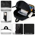 thumbnail image 4 of Geometry Dash 17 Inch Backpack Durable Rucksack Multi-Functional Daypack Knapsack, 4 of 8