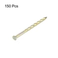 thumbnail image 3 of Unique Bargains Spiral Deck Nails Carbon Steel Nail Spiral Shank 1.57" x  0.08" Golden 150 Pcs, 3 of 4