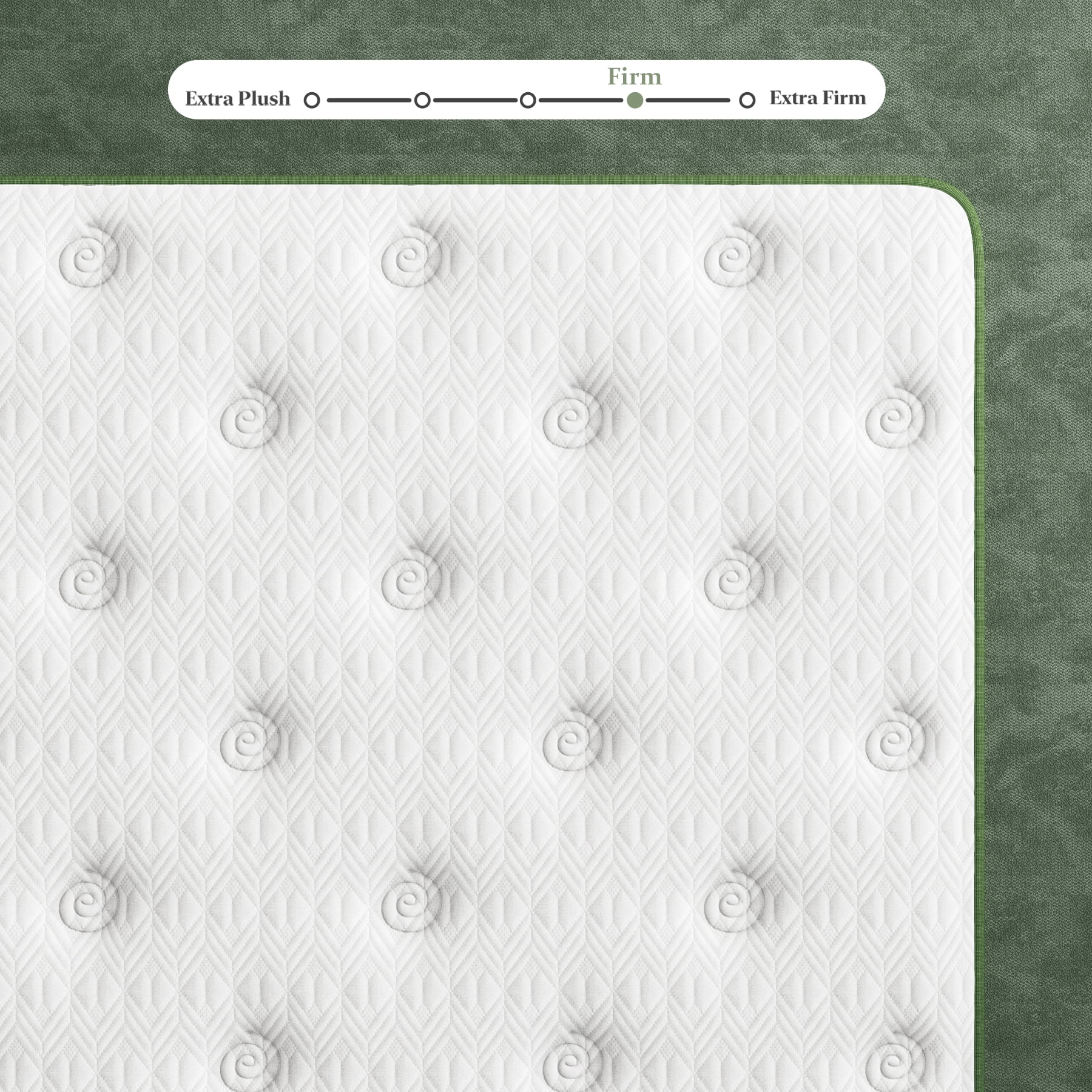 Sleepmax Aura 14" Firm King Hybrid Mattress in a Box, 365 Night Trial, Euro Top, Pain Relief, CertiPUR-US