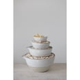 thumbnail image 4 of Storied Home Stoneware White Batter Bowls (Set of 4), 4 of 4