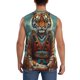 thumbnail image 4 of Fotbe Pond Meditating Tiger Men's Camiseta sin Mangas Estampada para Hombres, Playera Casual para Gimnasio, Entrenamiento, Playa-Medium, 4 of 7