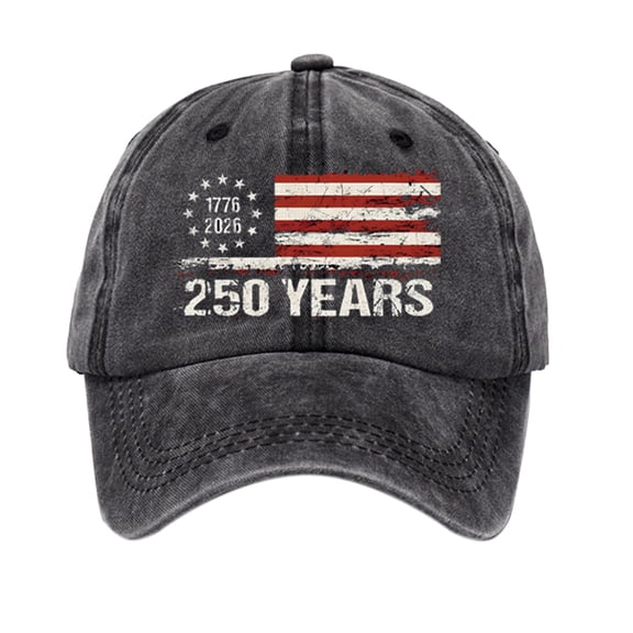 USA 250th Anniversary Hat, American Flag Baseball Cap, Independence Day Patriot Commemorative Caps for Adults Teens Children