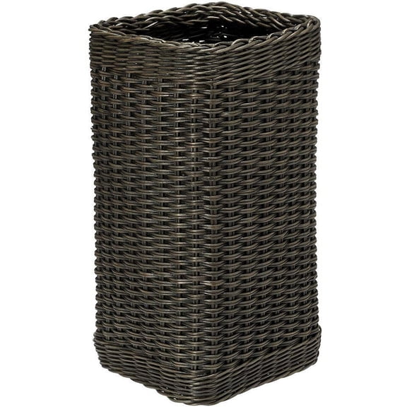 Kouboo Brown Tropical Wicker Umbrella Stand
