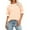 Beige, variant on Plus Size T-Shirts Women Short Sleeve Colorblock Tops Crew Neck Base Tee Shirt Loose Casual Summer Tshirts (XL, White)