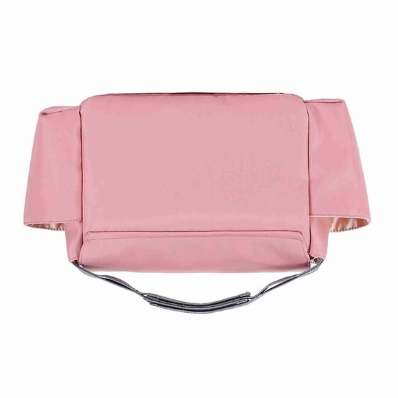 Sac à Couches Anti-Poussière pour Bébé, Sac pour Bébé en Nylon Noir Imperméable avec Multiples Fonctions et Grande Capacité, Compartiments Intérieurs Anti-Poussière