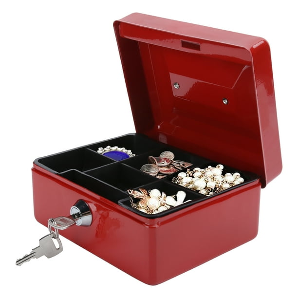Caisse avec porte-cadenas Boîte d'économie d'argent portable Boîte