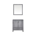 thumbnail image 3 of Lexora Home Jacques 30" Single Vanity with Mirror in Distressed Gray, 3 of 9