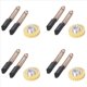 thumbnail image 1 of 4X W10112253 9706416 Cepillo de Motor W10380496 4162897 Engranaje de Tornillo Sin Fin del Mezclador para Soporte de Cocina Y 4 Par de Cepillos de Motor, 1 of 5