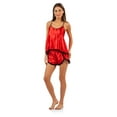 thumbnail image 2 of Ashford & Brooks Women's Satin Cami and Boxer Shorts Sleep Set, 2 of 2