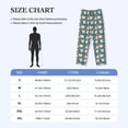 thumbnail image 4 of Fotbe Eggs Toast Bacon And Arugula Pantalones de Pijama para Hombre, Pantalones de Dormir, Pantalones de Casa con Cintura Ajustable y Bolsillos-Medium, 4 of 6
