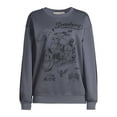 Juniors’ Graphic Sweatshirt with Long Sleeves, Sizes XSXXXL