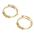 thumbnail image 4 of Anillo para aliviar el estrés, 2 piezas de cuentas para aliviar el estrés, anillo ajustable para aliviar el estrés, anillo de cuentas para ansiedad, funcionalidad versátil, 4 of 8