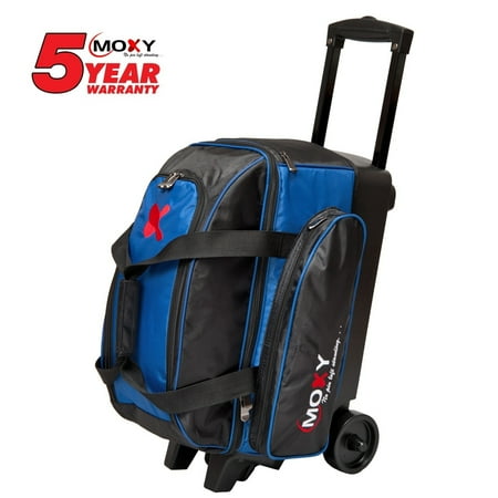 Moxy 2-Ball Roller Bowling Bag - Royal (Best Bowling Bag Brand)