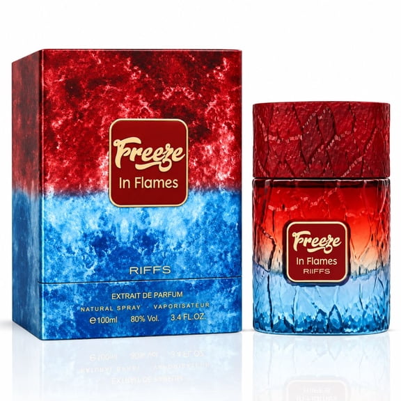 RiiFFS Freeze In Flames Extrait de Parfum, Unisex Fragrance, 3.4 fl oz