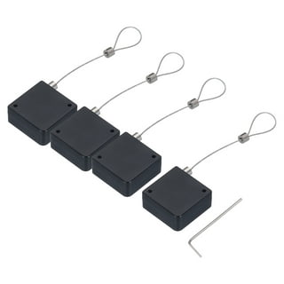 M-Wave Lock 'N 'Roll Câble antivol rétractable à code et alarme 73 cm