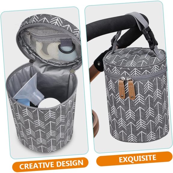 1Pc Bottle Bag, Baby Bottle Insulation Bag, Portable Baby Bottle Cooler Bag, Practical Bottle Warmer for RV Road Trips, Camping, Travel and On The Go, Everyday Breastmilk Storage Bag