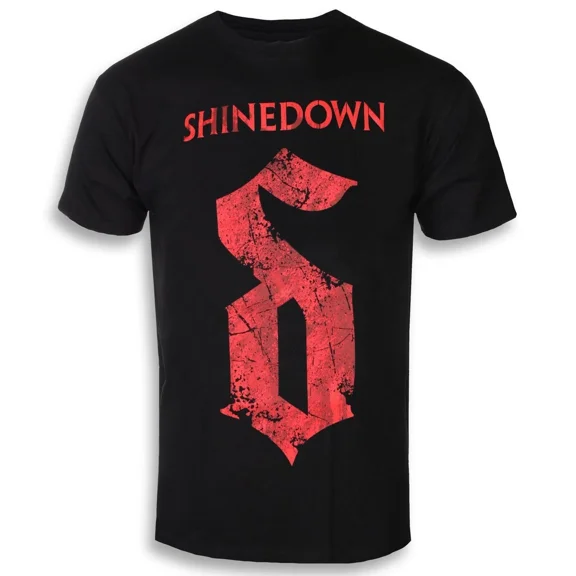 Rare Shinedown Band Black 100% Cotton Size S To 4XL T-Shirt
