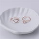 thumbnail image 5 of Anillos para mujer, regalos para mujer, moda femenina, dos en uno, combinación, forma de corazón, apertura, anillo ajustado, joyería, 5 of 5