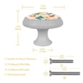 thumbnail image 4 of 4PCS Round Animals Birds Cabinet Fluorescence Knob Glowing in the Dark Furniture Drawer Pulls Handle with Screws, 4 of 5