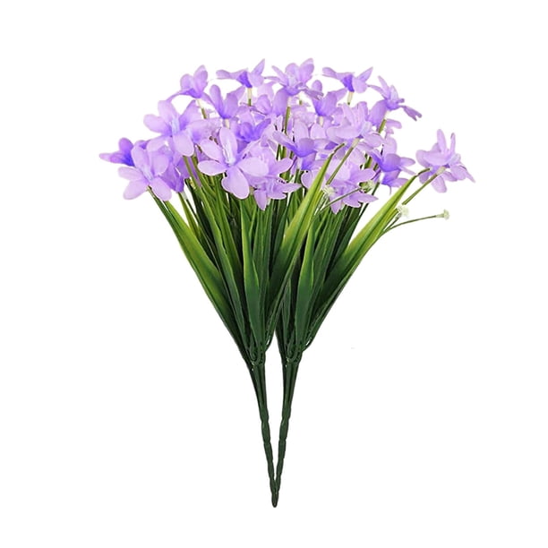 LKWLPD Flores artificiales 2 piezas Flor artificial Narciso de primavera Decoración de la sala de estar del hogar Flor