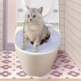 thumbnail image 6 of Pet Cat Toilet Trainer, Odor-Proof Splash-Proof Litter Box, Feces and Urine Resistant, Toilet Training System for Cats, 6 of 9