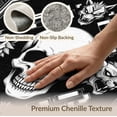 thumbnail image 6 of ODIKA Skull Beast Angular Skeletal Bold Contrast Aesthetic Graphic for Home Office, Gaming Room, Under Desk, Non-Slip Chair-Friendly, 6 of 7