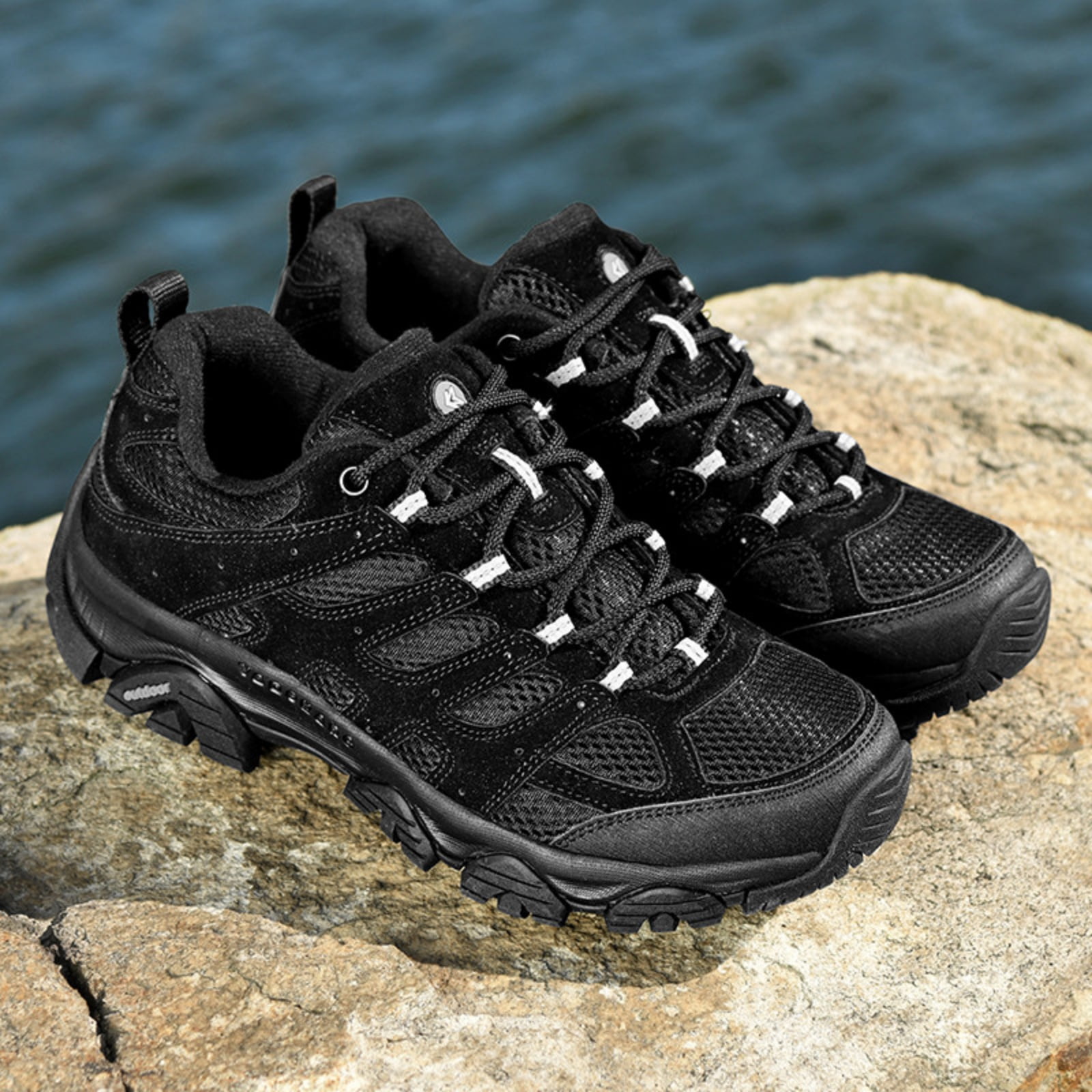 LASUDRAA Men's and Women's Hiking Shoes Comfortable Anti Slip Low Cut Outdoor Walking Work Couple Sneakers