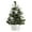 Silver, variant on 7.87" Golden Mini Artificial Christmas Tree with Basket & Pine Cones, Tabletop Decor & Holiday Gift for Home Display, Perfect Christmas Decoration Indoor & Outdoor