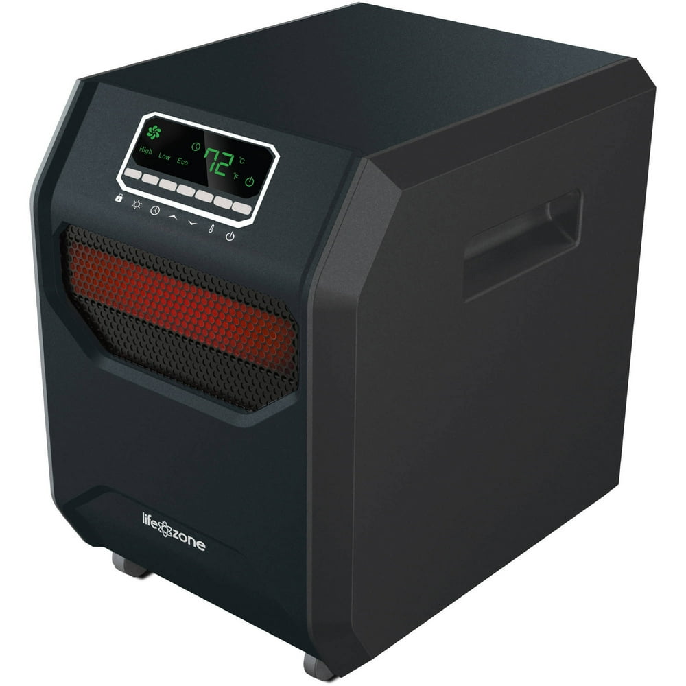 Lifesmart ZCHT1001US Zone Series 4 Element Infrared Heater, Black