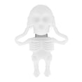 thumbnail image 1 of Memoria USB de alta velocidad con forma de calavera blanca y diseño de dibujos animados, 64 GB, 1 of 5