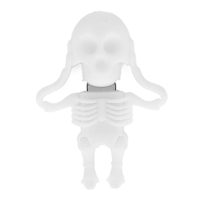 Memoria USB de alta velocidad con forma de calavera blanca y diseño de dibujos animados, 64 GB