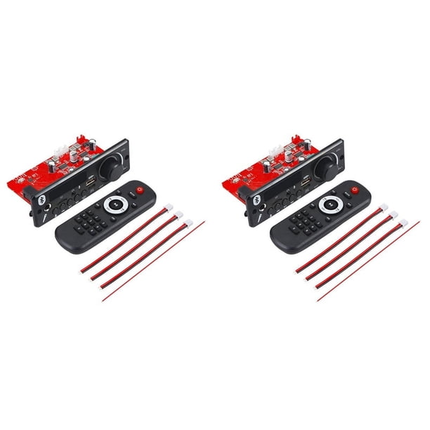 2X Amplificador 160W Bluetooth 5.0 DIY Placa Decodificadora de MP3 Reproductor de Audio Reproductor de MP3 de 12V MóDulo de Radio FM(A)