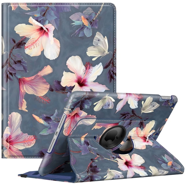 Funda giratoria Fintie para iPad de 9ª, 8ª y 7ª generación de 10,2 pulgadas, rosa