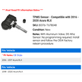 thumbnail image 2 of TPMS Sensor - Compatible with 2016 - 2020 Acura RLX 2017 2018 2019, 2 of 2