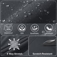 thumbnail image 6 of YUCOLEN Men's Fleece Lined Ski Snow Pants Water Resistant Winter Outdoor Pants with 4 Zip PocketsDark Gray 30, 6 of 7