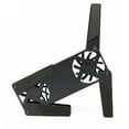 thumbnail image 4 of HLONK Folding Notebook Radiator Portable Usb Interface Fan Cooling Pad Laptop Computer Cooler Rack with 2 Fans, 4 of 6