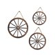 thumbnail image 2 of Decoración de rueda de carro, decoración de madera para fiestas, adorno para el hogar, colgante de pared, rueda de barco, colgante de pared para, 2 of 9