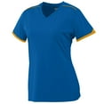 thumbnail image 2 of Augusta Sportswear 5045 Teamwear Jersey Wicking Polyester Short Sleeve T-Shirt with Contrast Piping Women's, 2 of 2