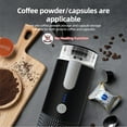 thumbnail image 3 of Camping Portable Electric Espresso Coffee Machines 6oz Single Serve Mini Coffee Maker with Cup Coffee Powder and Capsule Bin 1200mAh Rechargeable Battery Automatic Brew for Camping, 3 of 7
