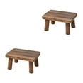 thumbnail image 6 of Raindrops 2pcs Wooden Step Stool Rectangle Wooden Stool Small Wooden Stool Foot Stool for Kitchen, 6 of 8