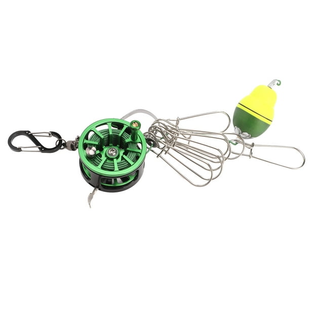 Live Fish Stringer Clip, Live Fish Lock Buckle Strong Impact Resistance  Telescopic For Fishing Boat