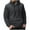 Dark Gray, variant on ZUKMRJPC Men's Quarter Button Pullover Sweatshirts Fleece Lined Drawstring Casual Hoodies Fall Winter Warm Tops with Kangaroo Pocket