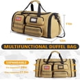 thumbnail image 3 of TRIPGEAR 58L Sports Travel Duffle Bag With Shoes Compartment,Water Resistant Sports Gym, 3 of 9