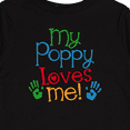 thumbnail image 4 of Inktastic My Poppy Loves Me Boys or Girls Long Sleeve Toddler T-Shirt, 4 of 5