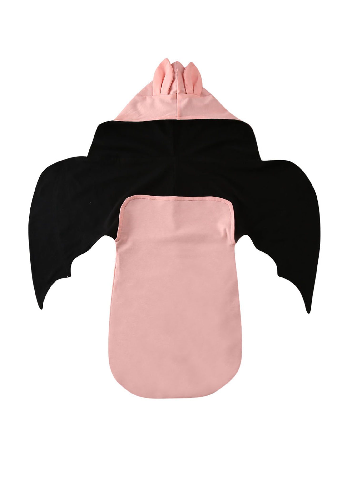 0-12 Month Newborn Baby Swaddle Blankets Bat Romper Hooded Sleeping Bag for Girls Boys Kids