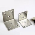 thumbnail image 4 of LLC Stainless Steel L Shape Shelf Bracket, Heavy Duty Metal Corner Brace Support (16 Pcs) (1.5 Thickened Corner Code 6), 4 of 5
